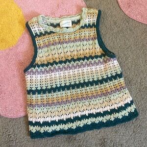 NWOT Crochet crop top by Universal thread.